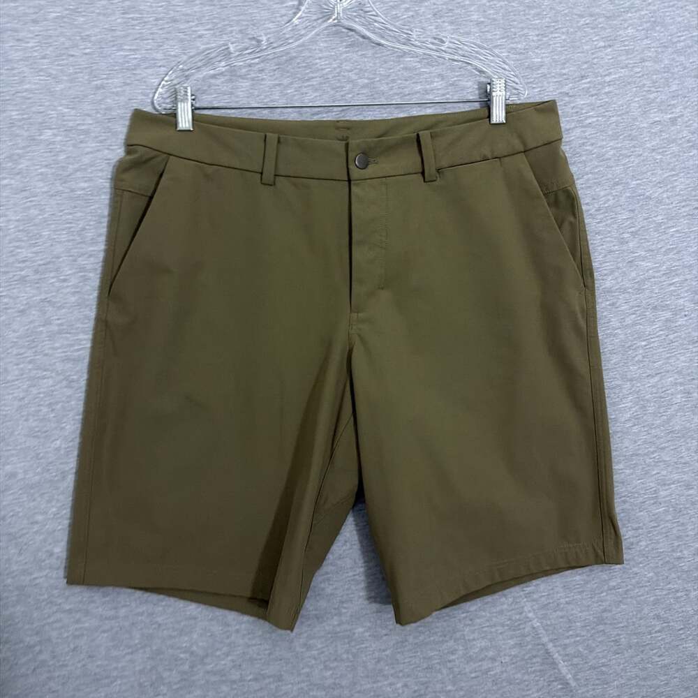 Lululemon Men’s Size 38 Brown Warpstreme 11" ABC Classic Fit Chino Shorts